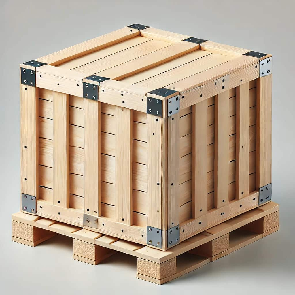 embalaje de caja de madera desmontable